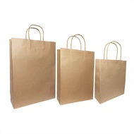 Paper Bag Laminating Paper Shopping Bag 125 Gsm - Dozen