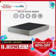 NeckPro Solid Wood Divan (Custom-Made Product) / Bed Frame /  Katil Queen/ Single/ Super Single/ Kin