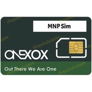 XOX / ONEXOX MNP (PORT IN/SWITCH) PREPAID SIM CARD