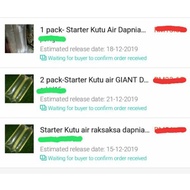 Starter Daphnia Magna +penapis saiz M