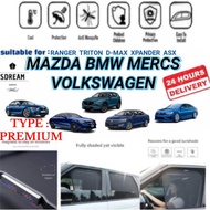 Magnetic Sunshade for car window Mazda, BMW, Volkswagen, Mercedes 3S