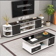 Corner Background Wall Combination Floor Cabinet TV Cabinet Household Round Corner Tempered Glass Fl