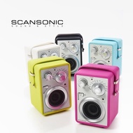SCANSONIC Portable Radio PA-680 FM/AM Tuner AUX 220V For Smartphone Free Ship