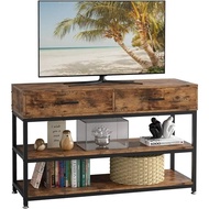 ✌TV Stand for 55 Inch TV with Drawers,Entertainment Center TV Stand Console Table,47 Inches Wood ♟☌