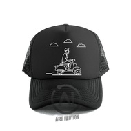 Trucker Hat Vespa AI007 Premium Mesh Hat/