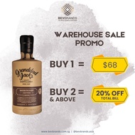 Granddad Jack's Barbershop Coffee Liqueur WAREHOUSE SALE PROMO 500 mL 25 Percent ABV