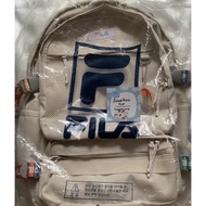 Fila X BTS OFFICIAL BACKPACK SUPER INFINITY S LINK WHITE JIN'S PICK WITH GIFT L HOLDER SET BROMIDE L