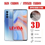 SKIN CARBON OPPO RENO 4 PRO SKIN BACK 3D ANTIGORES SKIN RENO 4 PRO