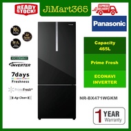 Panasonic 465L Refrigerator  ECONAVI Inverter Bottom Freezer Fridge NR-BX471WGKM
