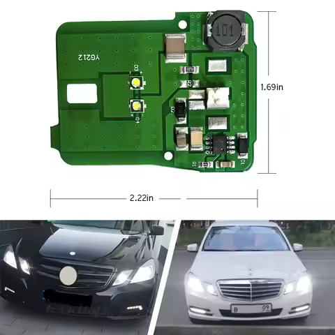 2pcs 6000K Xenon White LED Parking Position Lights 12V For Mercedes Benz E-Class Sedan W212 C207 A20