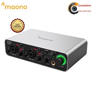 Maono AU-PS22 USB Audio Interface for Recording, Music, Production, Guitar, etc
