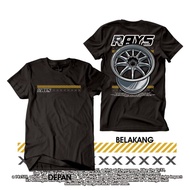 CE28 Rim T-Shirt Car Rim T-Shirt Never Wrong CE28RAYS Automotive T-Shirt