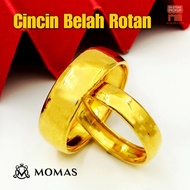 Cincin Belah Rotan Emas 916 Tulen Cincin Emas 916 Original Cincin Emas Bajet Cincin Murah Emas Origi