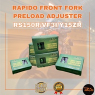 RAPIDO Front Fork Preload Nut Adjustor Kit Front Fork Spring Adjustment Kit Y15zr Rs150r Vf3i