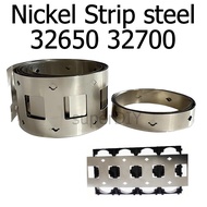 50CM Nickel Strip steel 32650 32700 battery Lifepo4 with holes for screws bracelet single Double 0.2