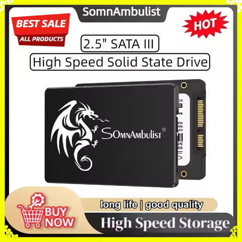 2026 SomnAmbulist 2.5 SSD 240GB 480GB 960GB Internal Sata3 Solid State Drive 128GB 256GB 512GB 1TB 2