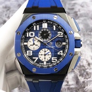 Audemars Piguet 2020 Audemars Piguet Royal Oak Offshore Series 26405CE Blue Ceramic Ring Men's Watch