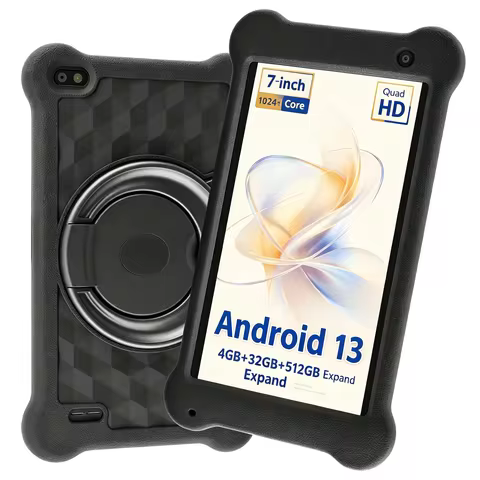 7 Inch Android 13 Kids Tablet 4GB+32GB A133P Quad Core 1024*600 IPS Display 3500mAh 2+5MP Camera WiF