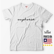 BTS Euphoria T-shirt for Men and Women S, M, L, XL BTS K-POP ARMY T-shirt Short Sleeve Shirt
