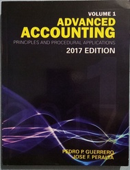 ADVANCED ACCOUNTING VOL 1 2017 BY GUERRERO