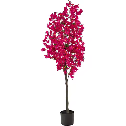 5ft. Bougainvillea Artificial Tree Pink Pink