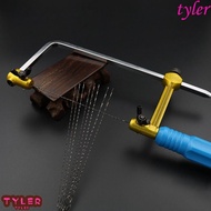 TYLER U-shape Jig Saw, Adjustablel Mini Saw Bow, Hand Saw Kit Spiral Frame Professional Frame Sawbow Woodworking Craft