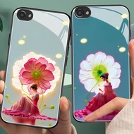 Flower Girl Casing for OPPO r9/s,r7/plus,r11/s,r15,r17,a3s,a5/s,a7,a9,a12/s/e,a15/s,a16/s/e/k,a17/k,a18,a31,a32,a33,a35,a36,a37,4g,5g tempered glass case (WYA2-10004)