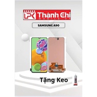 Samsung Galaxy A90 2019 / SM-A905F - Full OLED 2 IC Screen, Black (Large Bill)