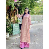 High quality LIEU CHAU brocade loose modern ao dai, wedding ao dai, engagement ao dai, bride Wedding