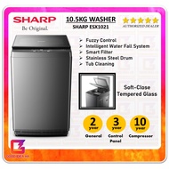 【FREE GIFT】SHARP 10.5kg / 12.5kg / 15.5kg / 20kg Premium Series Washer ESX1021 / ESX1221 / ESX1521 /