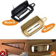 1PC Car Left Right Makeup Vanity Sun Visor Mirror Assembly For Porsche Boxster Cayman 981 982 Carrer