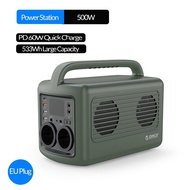 ORICO 533Wh Portable Power Station 220V 500W Lithium Battery Pure Sine Wave AC Outlet Solar Generator for Outdoor Camping Travel