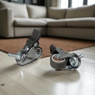 Furniture Soft Rubber Caster Wheel 1 Inch 4 PCS, Smooth & Strong Movement Supports Load - C10