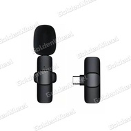 K8 Wireless Type-C Lavalier Lapel Microphone Broadcast Gaming Phone Noise Reduction Mic Portable Unt