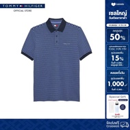 Tommy Jeans เสื้อโปโล ผู้ชาย รุ่น DM0DM22348 C58 - สีน้ำเงิน ทรง Regular