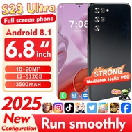【Next Day Delivery】2025 New S23Ultra 8Core Smart 4G 6.8inch Mobile Phone 12+512G Handphone Fingerpri