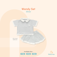 Baju Anak - Wendy Shirt & Skirt Waffle Cotton - Baby Loop