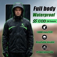 HOTOP Rain Coat Motorcycle Waterproof Breathable Rain Coat Set Fully Enclosed Waterproof Rain Coat