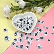 Self Adhesive Googly Wiggly Eyes With Eyelash For DIY Crafts Toy Accessories
