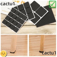 CACTU 1/4/9/16PCS Furniture Leg Pads Black Foam Anti-slip Mat Square Round Table Feet Covers
