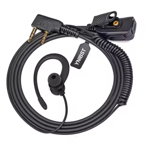Walkie Talkie Earpiece G-Shape Headset Compatible with Baofeng UV-5R BF-888S UV-82 Kenwood 2 Way Rad