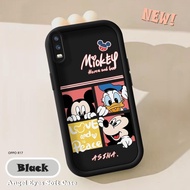 For OPPO R17 R15 Pro R11 R11S Cartoon Mickey Minnie Phone Casing Soft Silicone TPU Full Cover Shockproof Camera Lens Protect Case