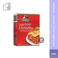 San Remo Large Instant Lasagna 250G Oven Ready Lasagna Sheets - Halal