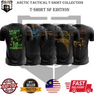 Arctic Tactical Malaysia Microfiber Silkscreen Round Neck Short Sleeve Unisex T-Shirt Land Force Air