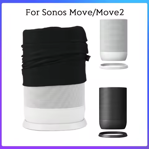 Elastic Dust Cover Lycra Breathable Protective Skin Cover Portable Speaker Case for Sonos Move & Son
