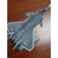 1: 1 J-20 Airplane Model Alloy J-20 J20 Stealth Machine Model Decoration Retirement Gift