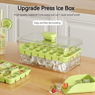Press Ice Cube Mold Ice Tray Food-grade Ice Box Refrigerator Ice Cube Artifact Home-made Ice Storage Box