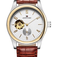 AOKULASIC hollow automatic mechanical casual watch for male and female students mechanical watch Augustus 【QYUE】