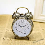 Creative Alarm Clock Battery Operated Home Decoration for Bedroom (Bronze)