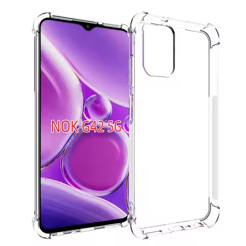 For Nokia G42 NokiaG42 Case Air Cushion Shockproof Clear Airbag Silicone Soft TPU Back Cover Case fo